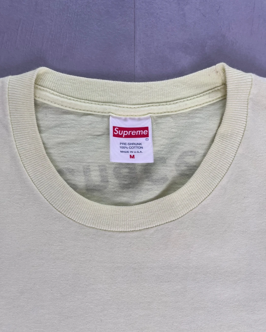 Supreme Spiral T Shirt bright yellow – M