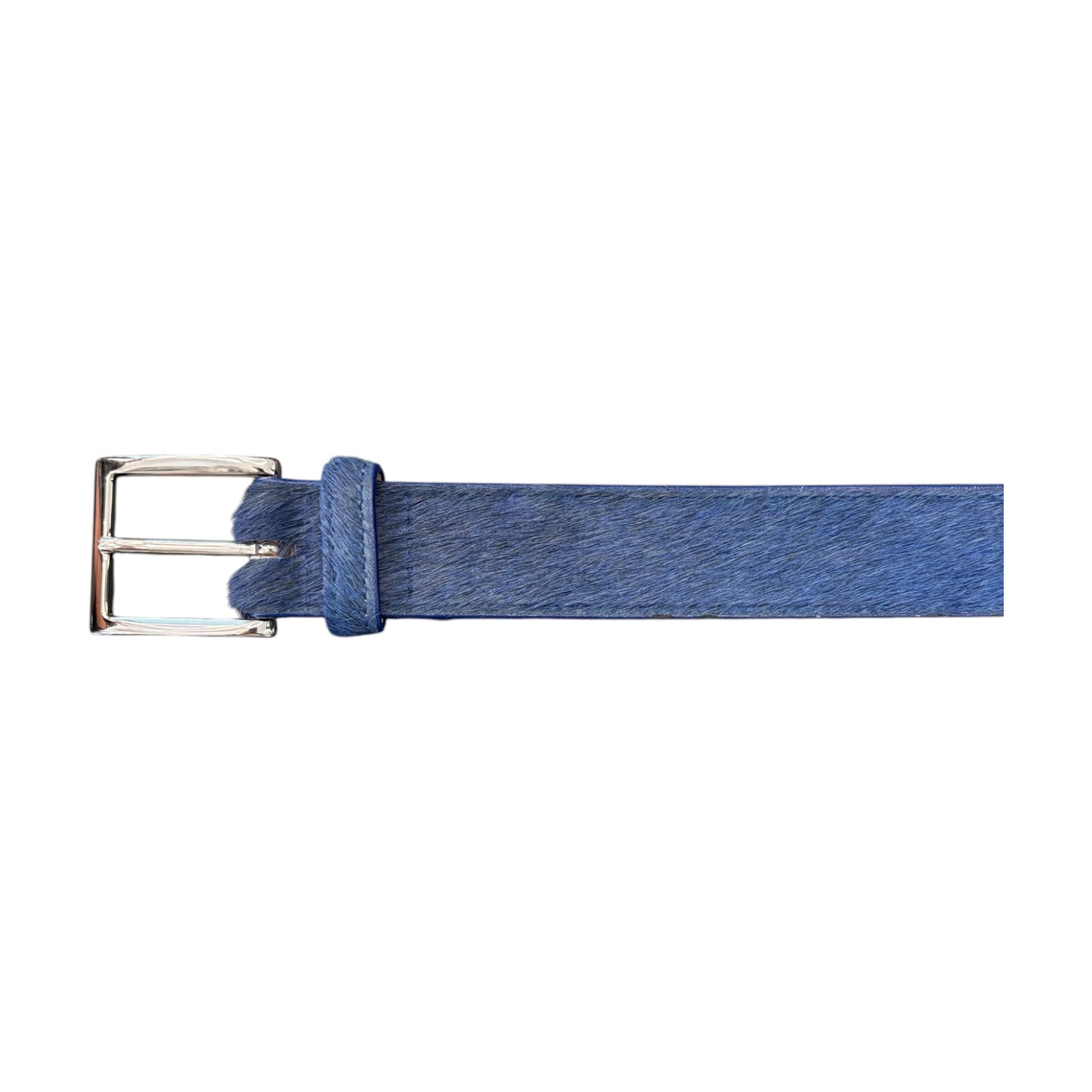 Cole Buxton Mohair Belt blue