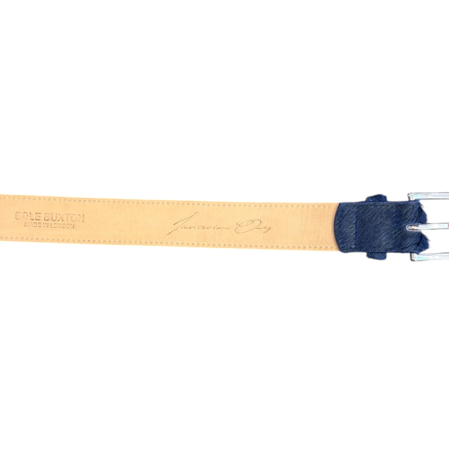 Cole Buxton Mohair Belt blue
