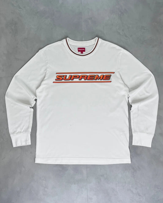 Supreme Bevel Longsleeve T Shirt white – S