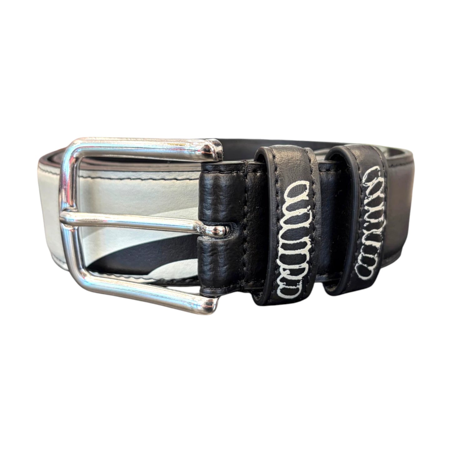 Slawn X Zabal Reversible Leather Belt black - OS