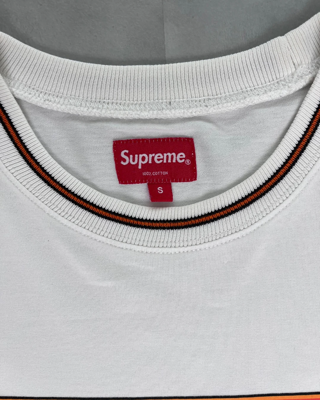 Supreme Bevel Longsleeve T Shirt white – S