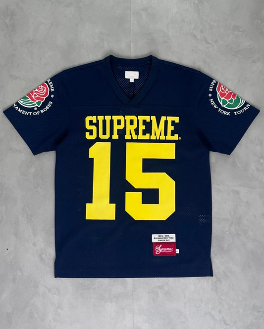 Supreme Rose Bowl Football Jersey navy – S