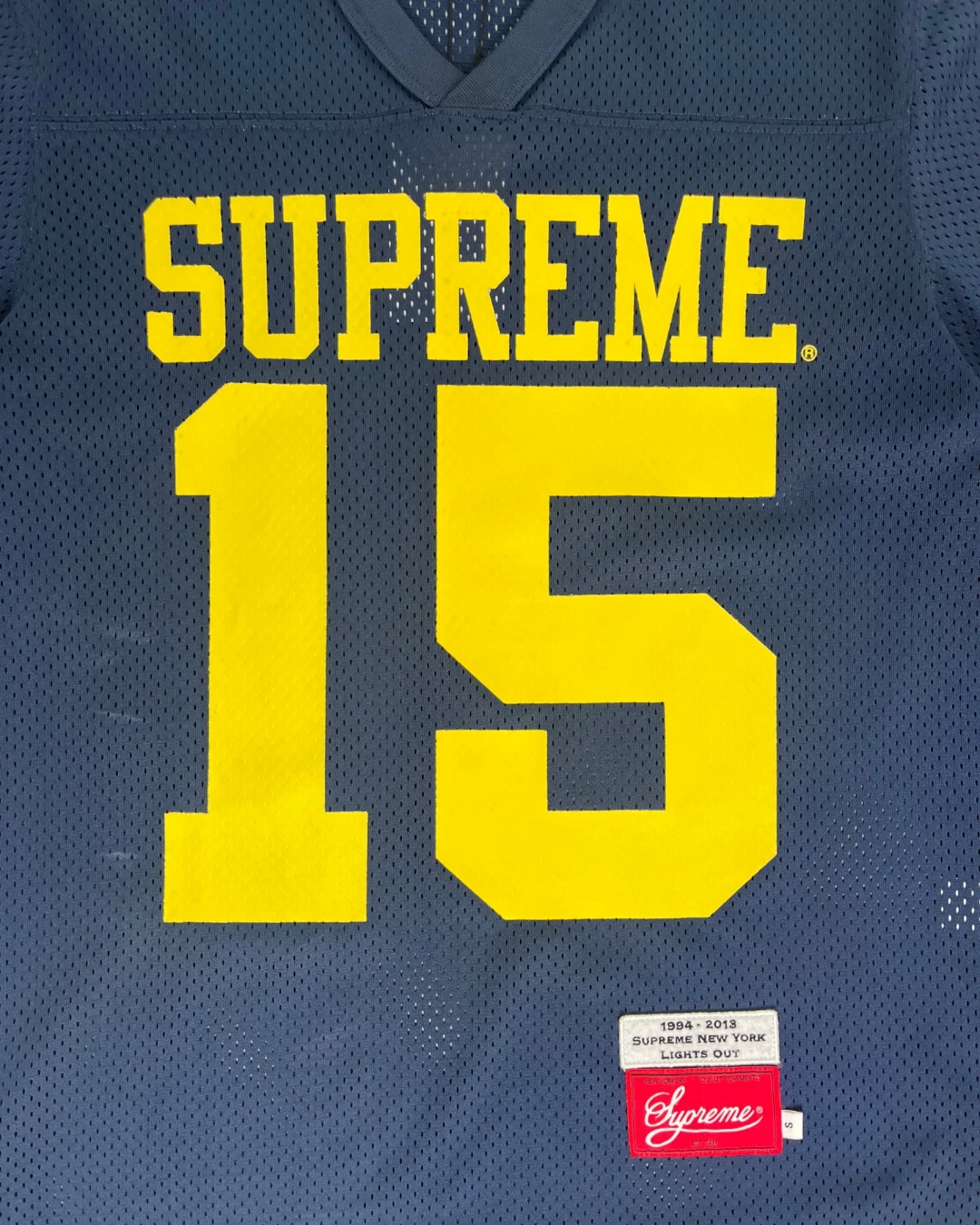 Supreme Rose Bowl Football Jersey navy – S
