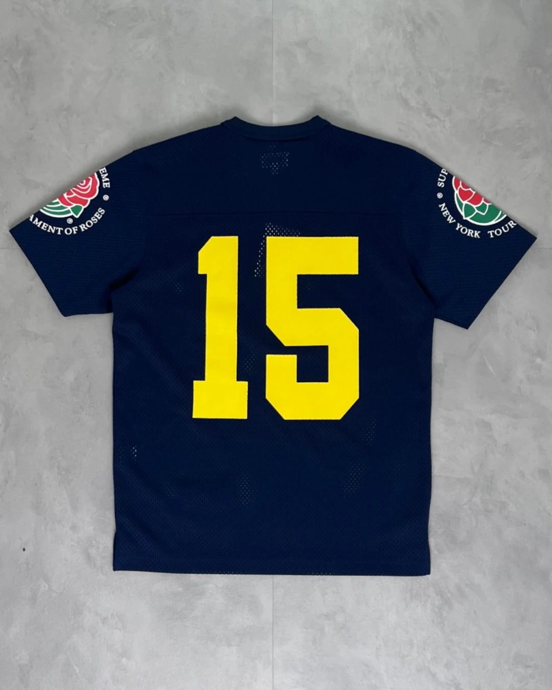 Supreme Rose Bowl Football Jersey navy – S