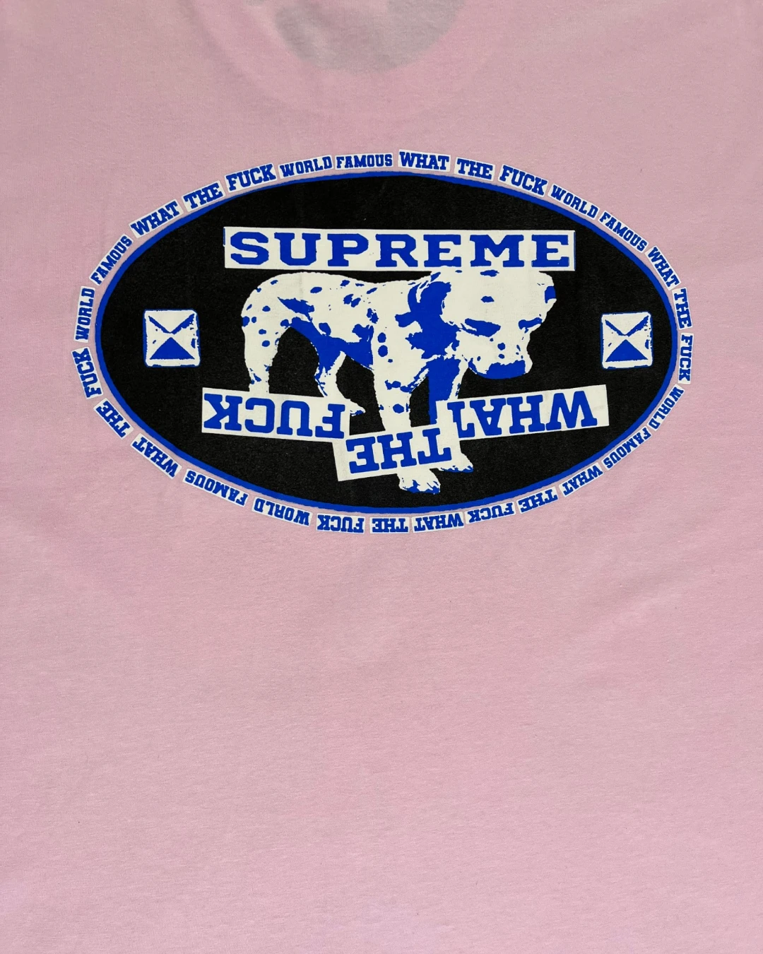 Supreme Dalmatian T Shirt pink – L
