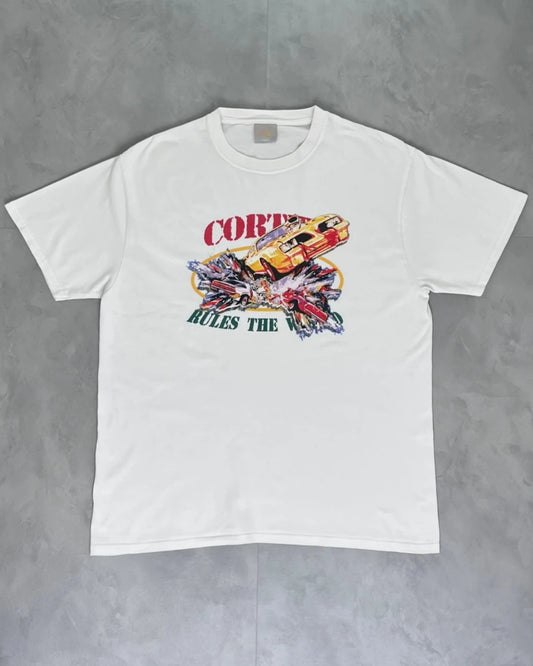 Corteiz Car Crash T Shirt white – L