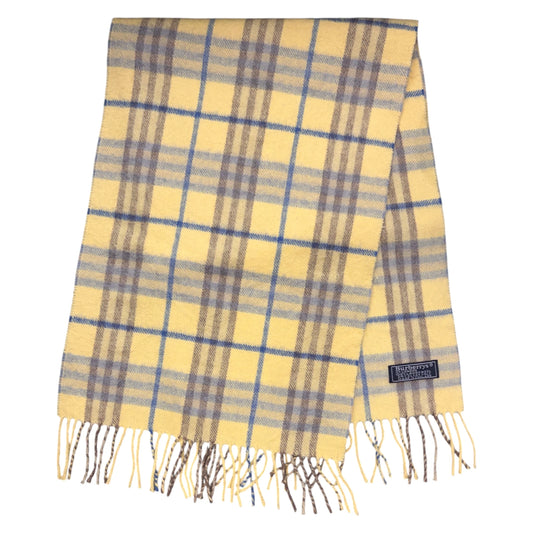 Burberry Plaid Scarf yellow