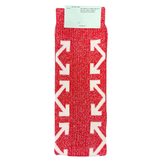 Off White Reflective Socks red - OS