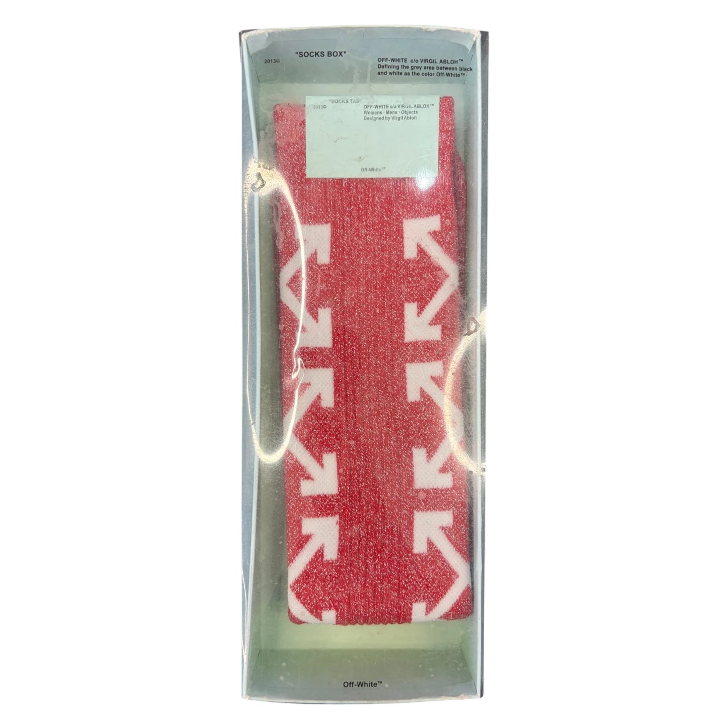 Off White Reflective Socks red - OS