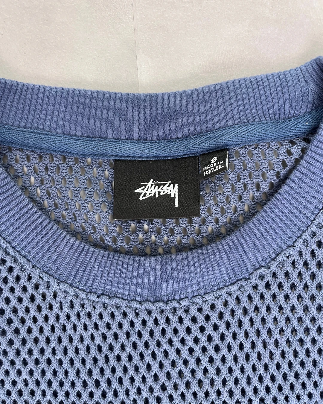 Stussy Workwear Mesh Jersey navy – S