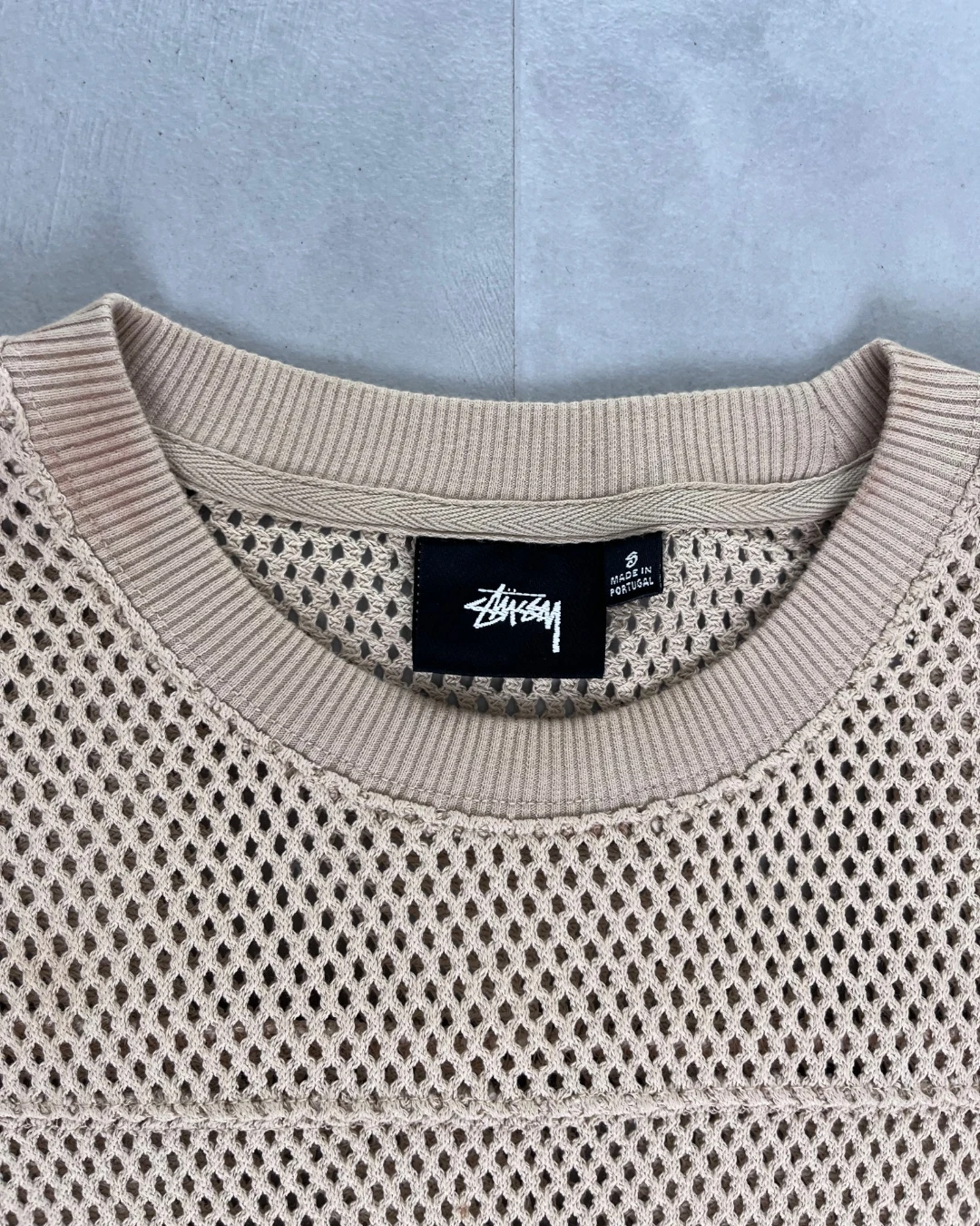 Stussy Workwear Mesh Jersey beige – S