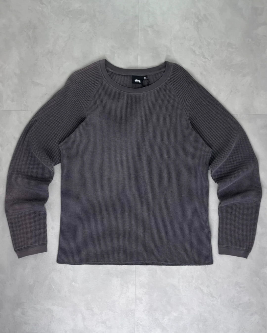Stussy Waffle Thermal Longsleeve charcoal – XL