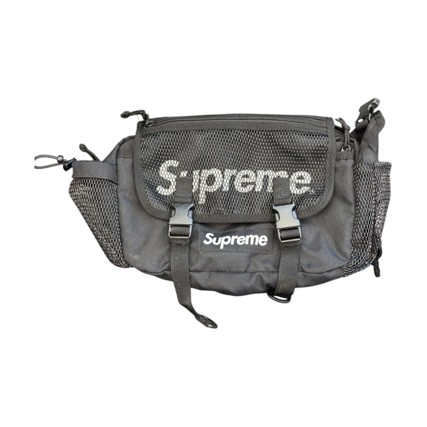 Supreme Mesh Waist Bag black - OS