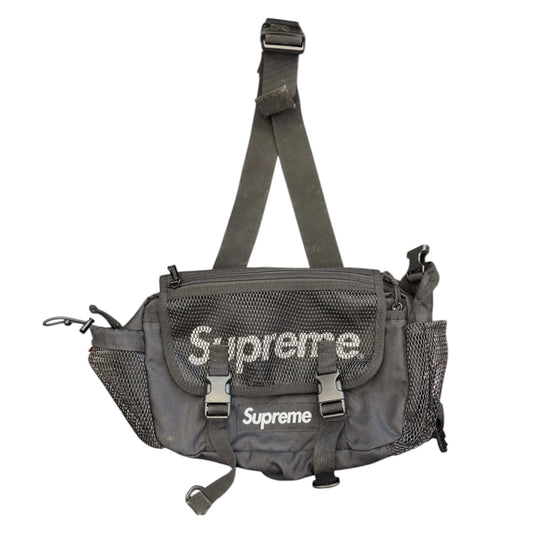Supreme Mesh Waist Bag black - OS