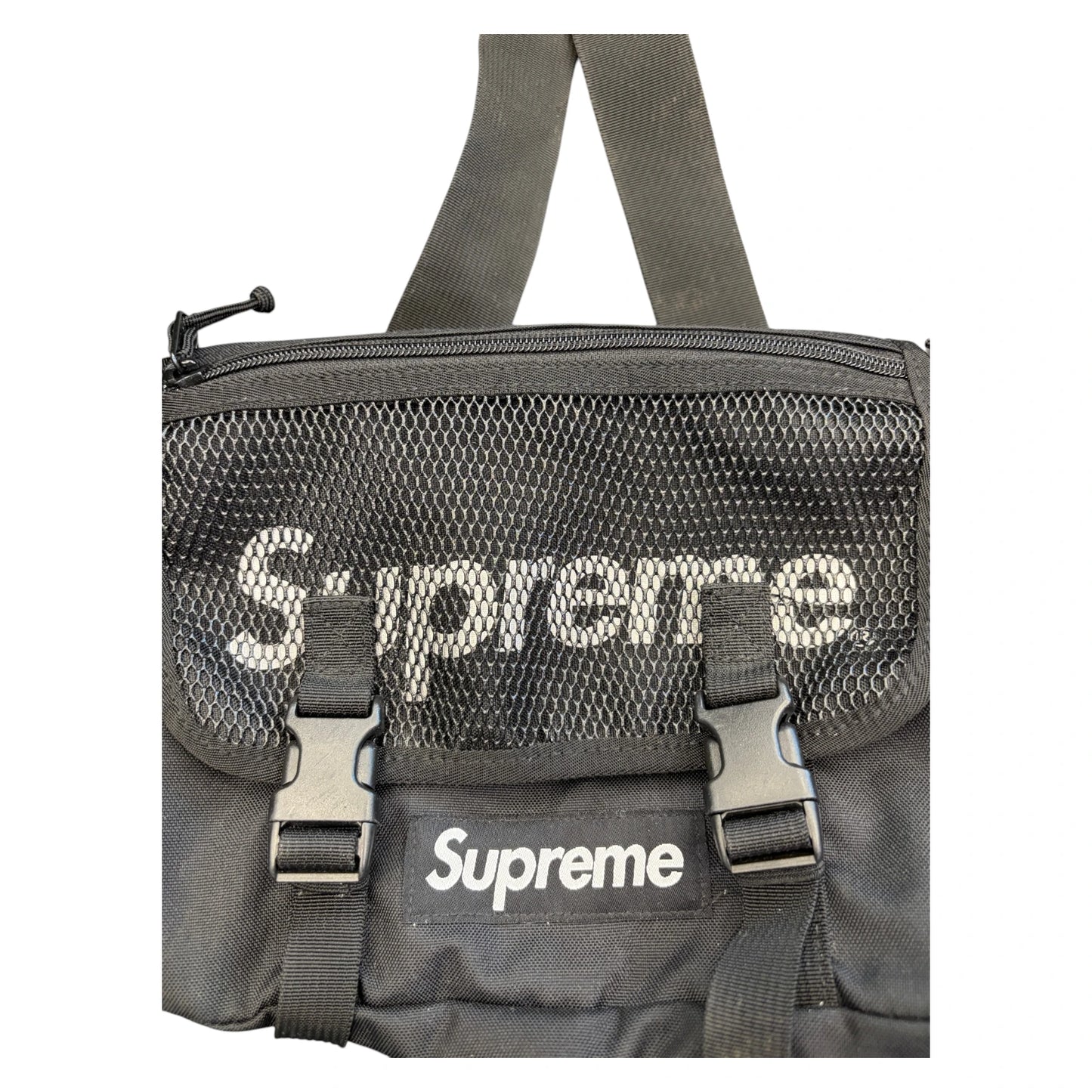 Supreme Mesh Waist Bag black - OS