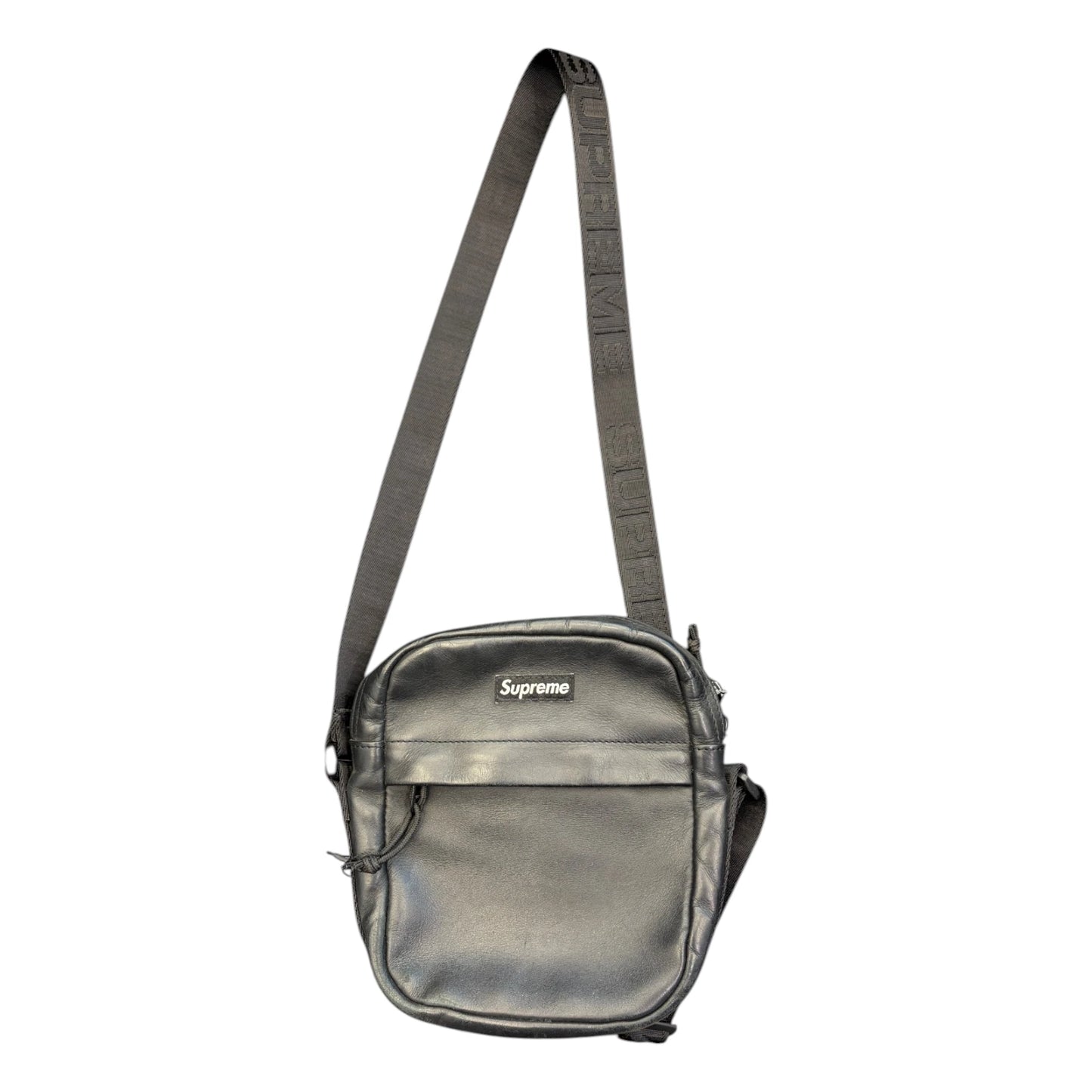 Supreme Leather Pouch black - OS