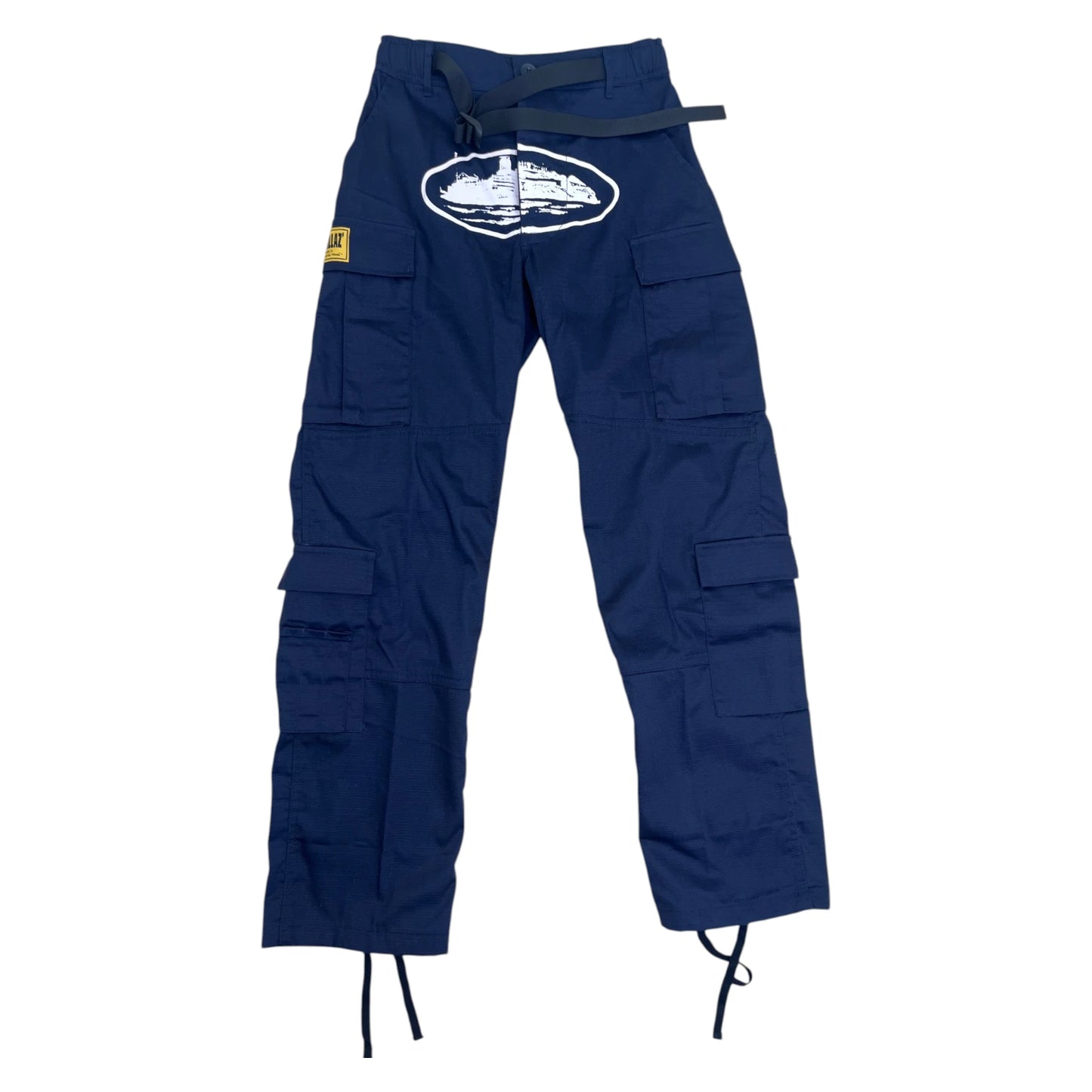 Corteiz Alcatraz Cargos navy + blue - XS