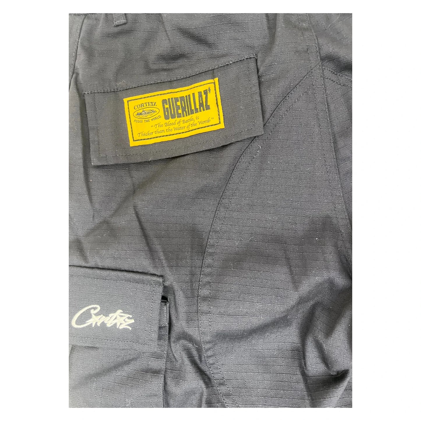 Corteiz Alcatraz Cargos navy + blue - XS