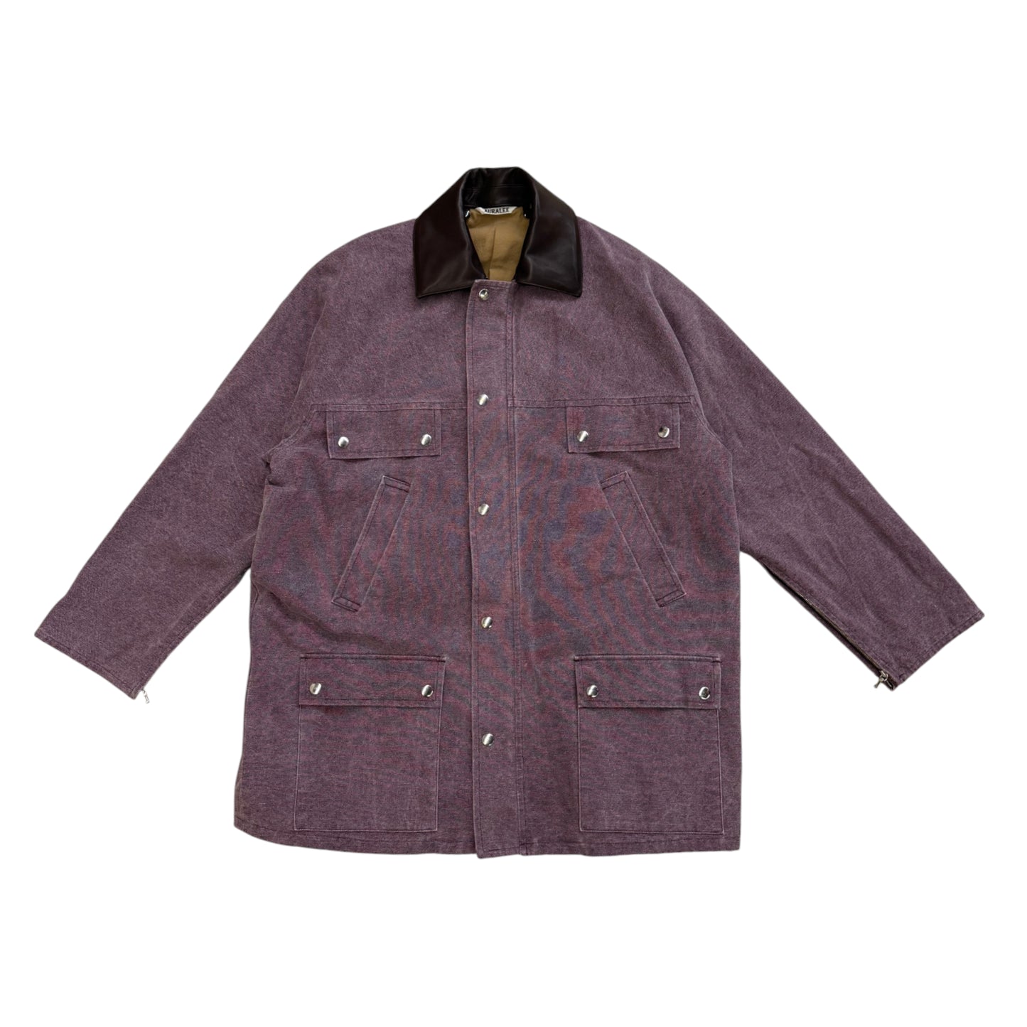 Auralee Denim Set purple/burgundy - M