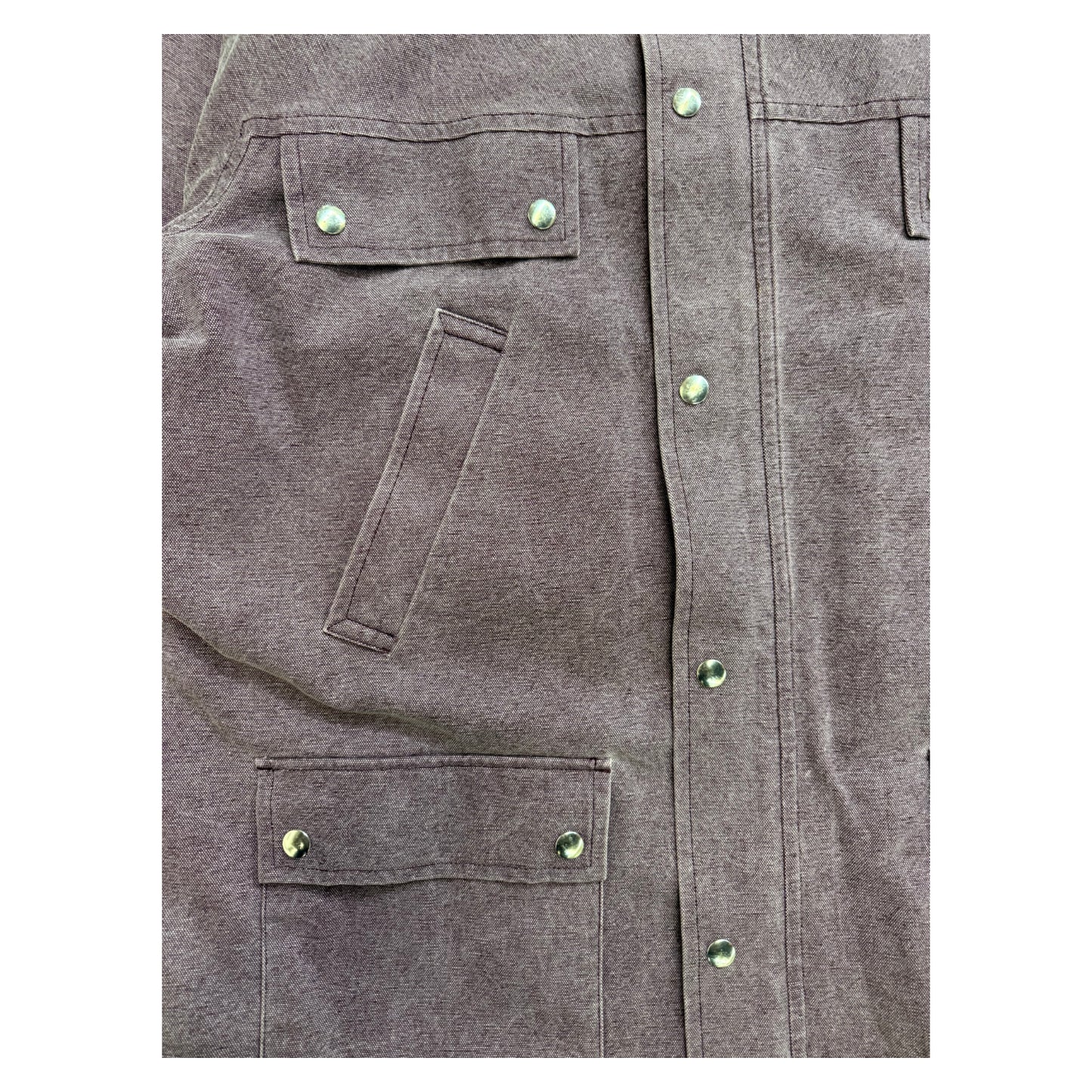 Auralee Denim Set purple/burgundy - M