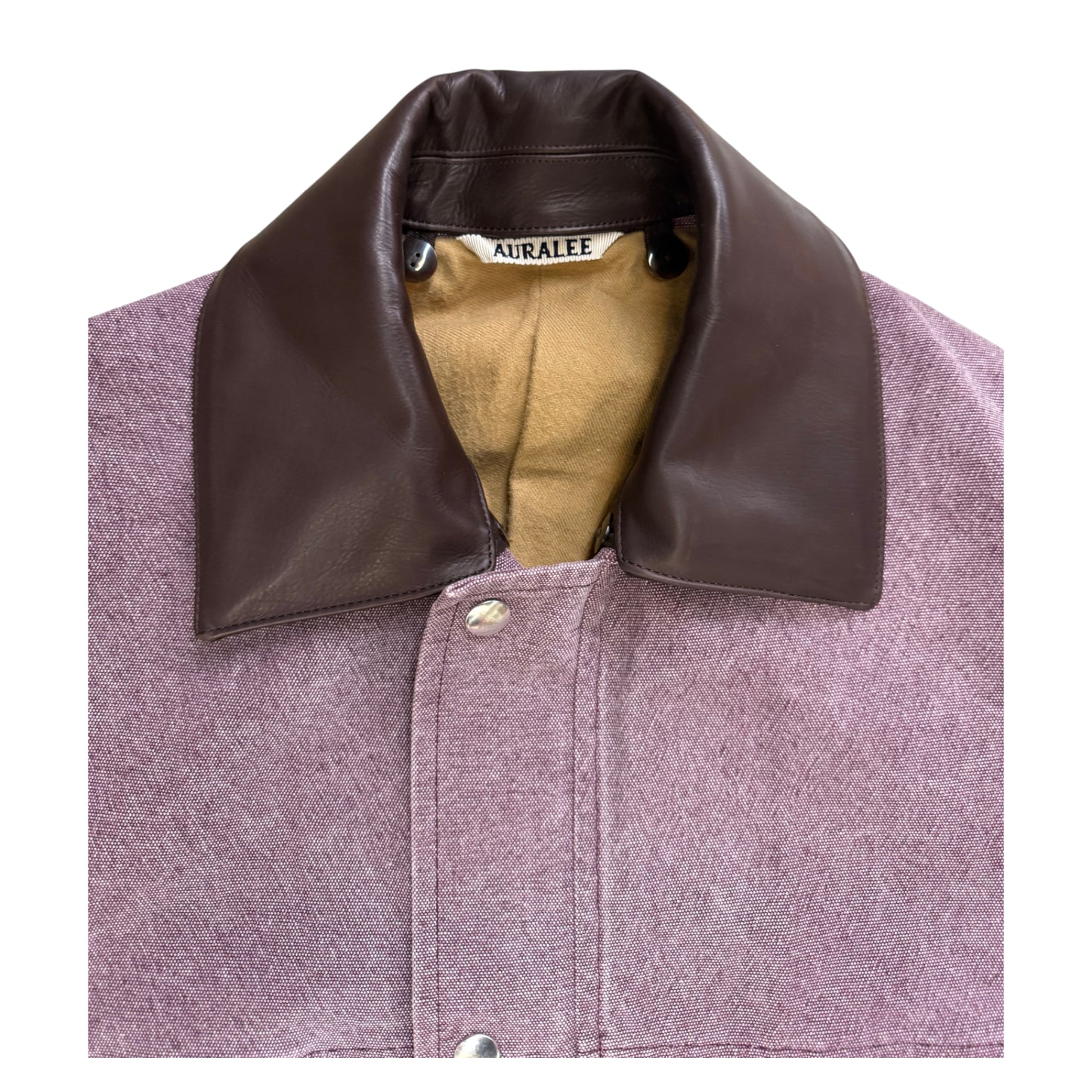 Auralee Denim Set purple/burgundy - M
