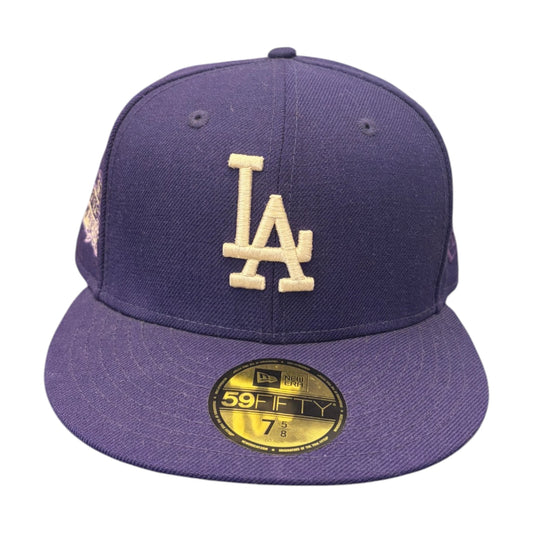 New Era LA 59fifty Fitted Cap purple – (GRADE A) / 7 5/8