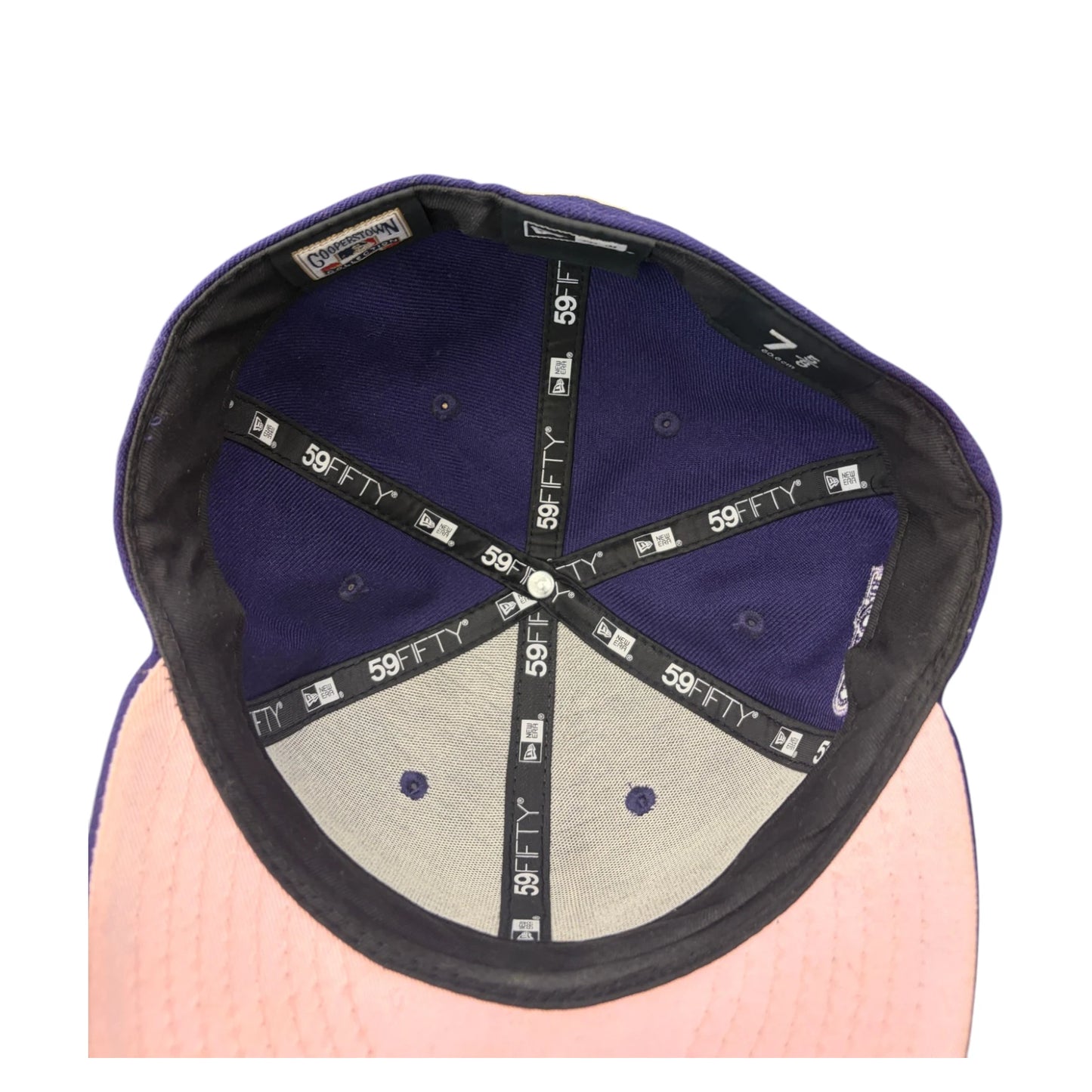 New Era LA 59fifty Fitted Cap purple – (GRADE A) / 7 5/8
