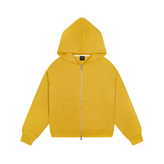 Carsicko Core Zip-up Hoodie Yellow (NEW)