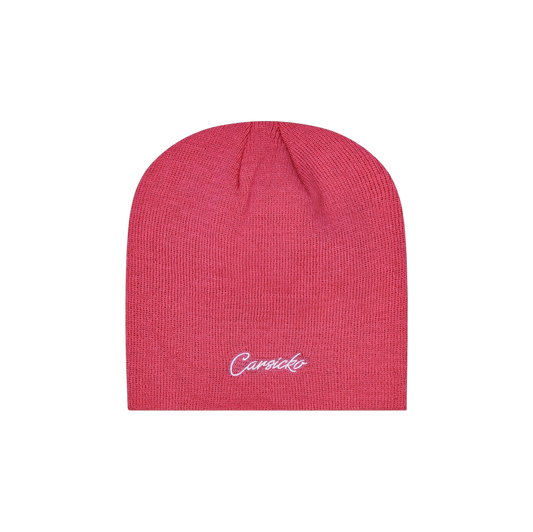 Carsicko Small Logo Pink Beanie