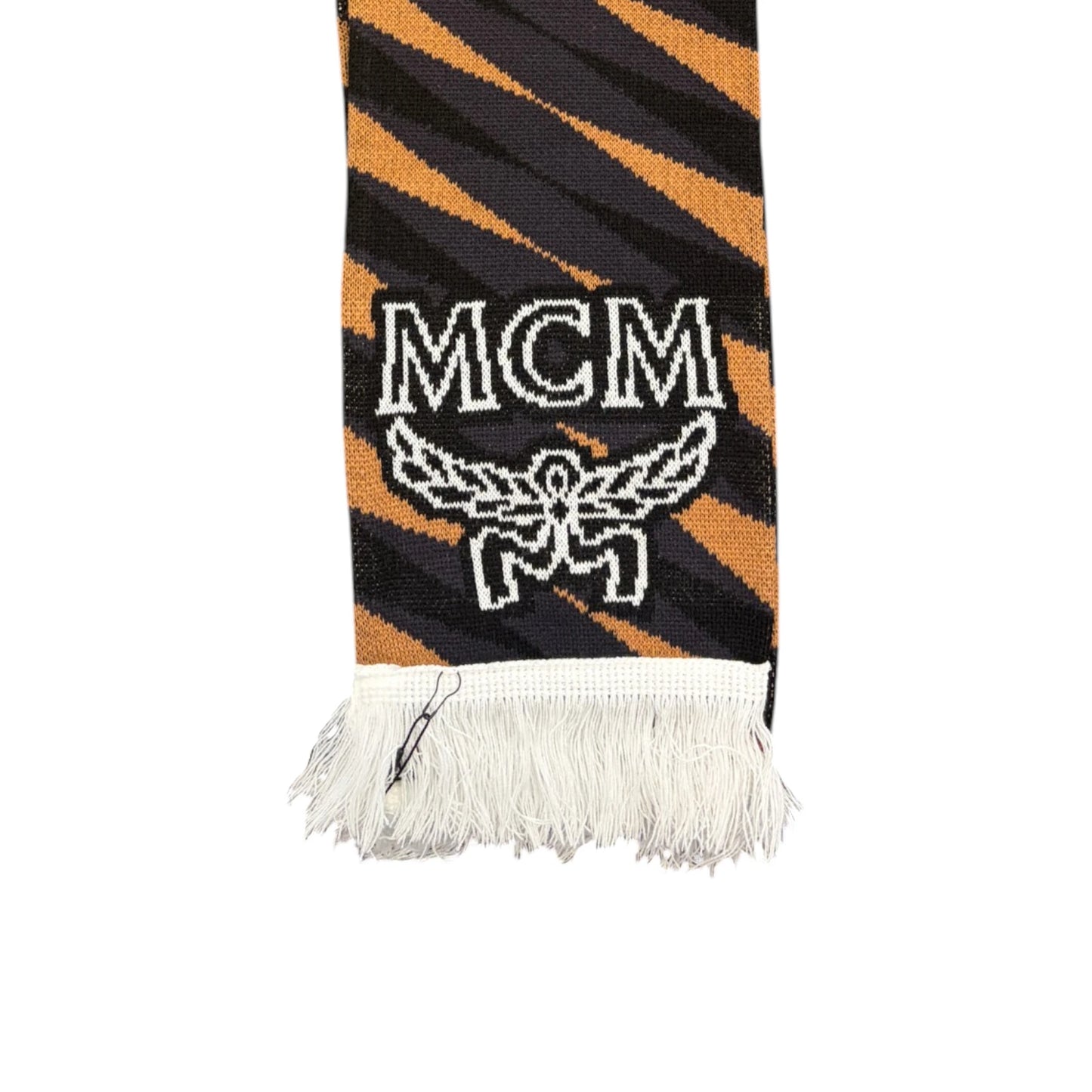 MCM Football Scarf brown / black - OS