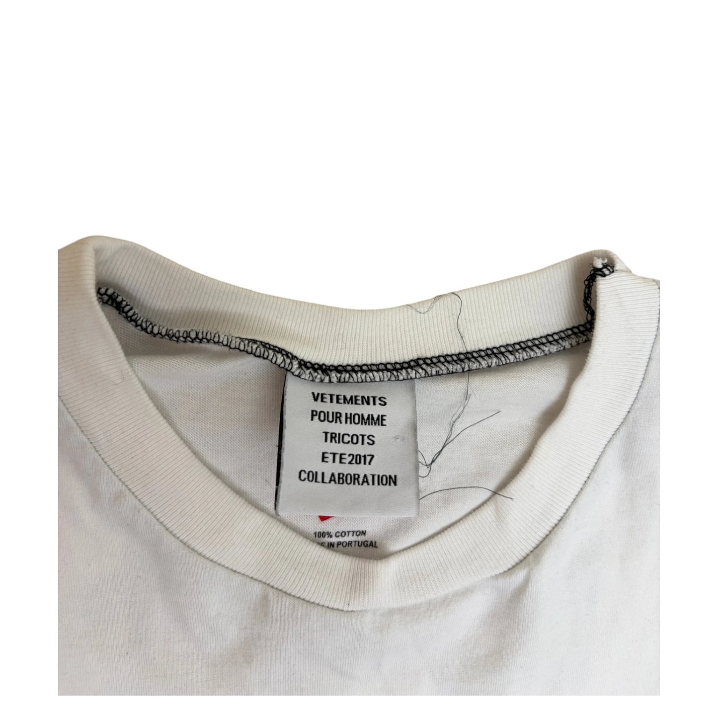 Vetements Staff Longsleeve White - S