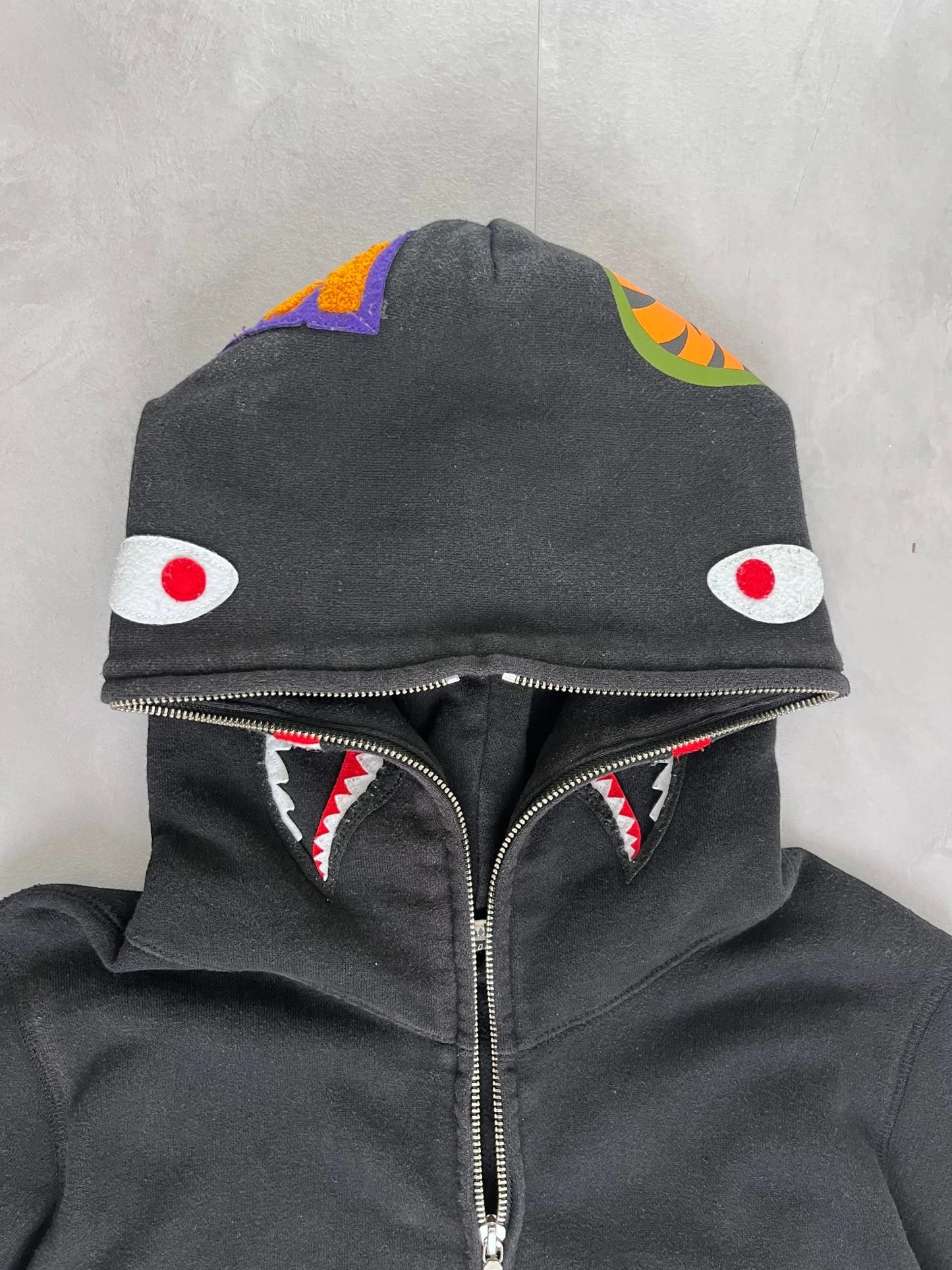Bape Shark Zip Up Hoodie black – S