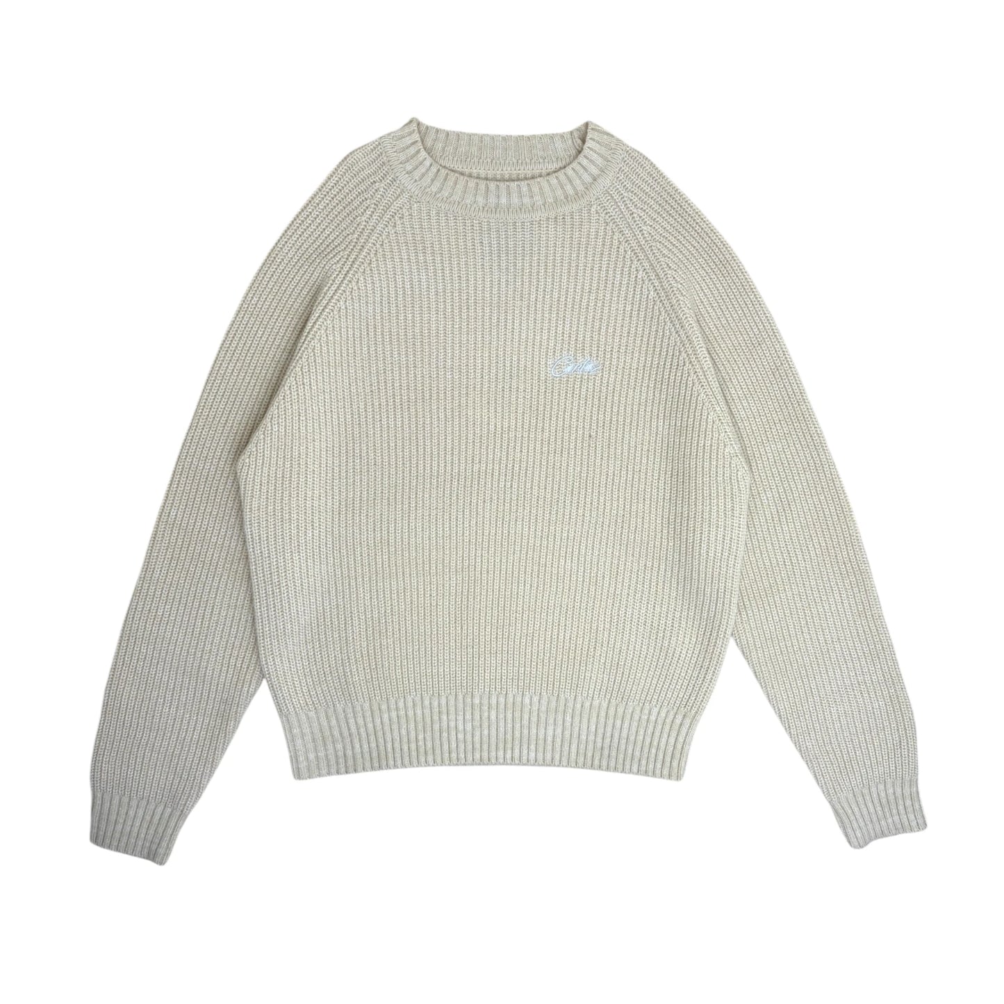 Corteiz VVS Knit Sweatshirt cream - M