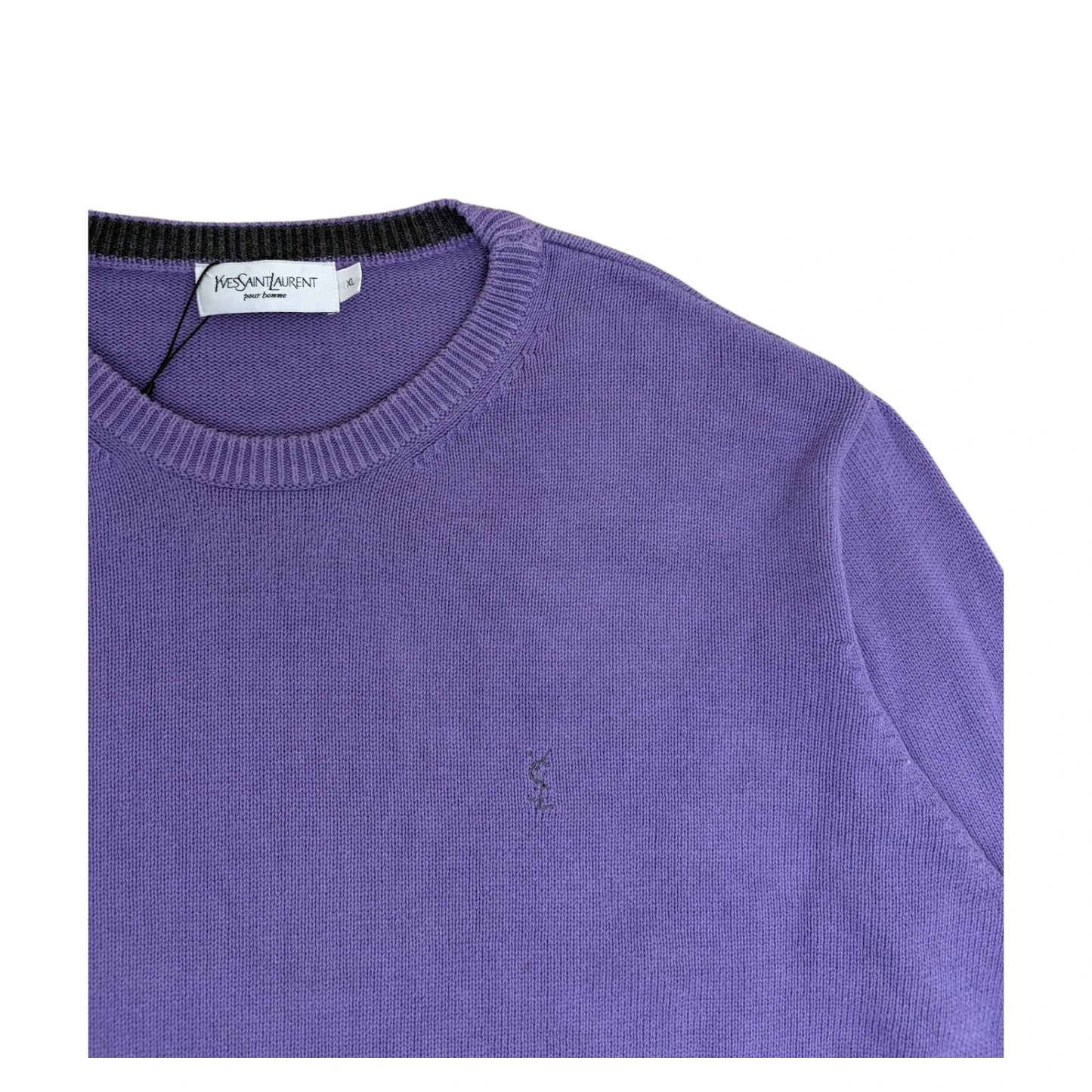 YSL Knitted Sweatshirt purple - XL
