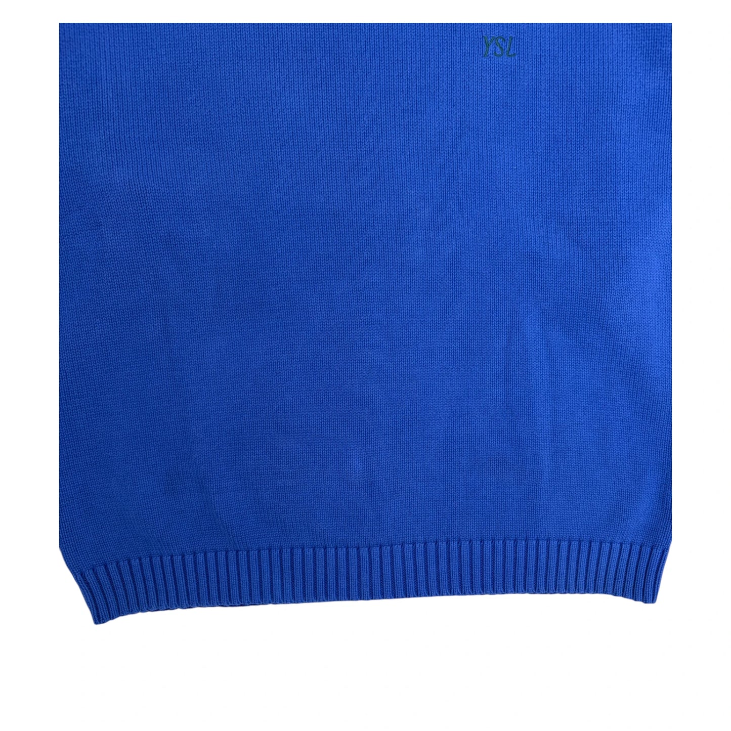 YSL Knitted Crewneck royal blue - L