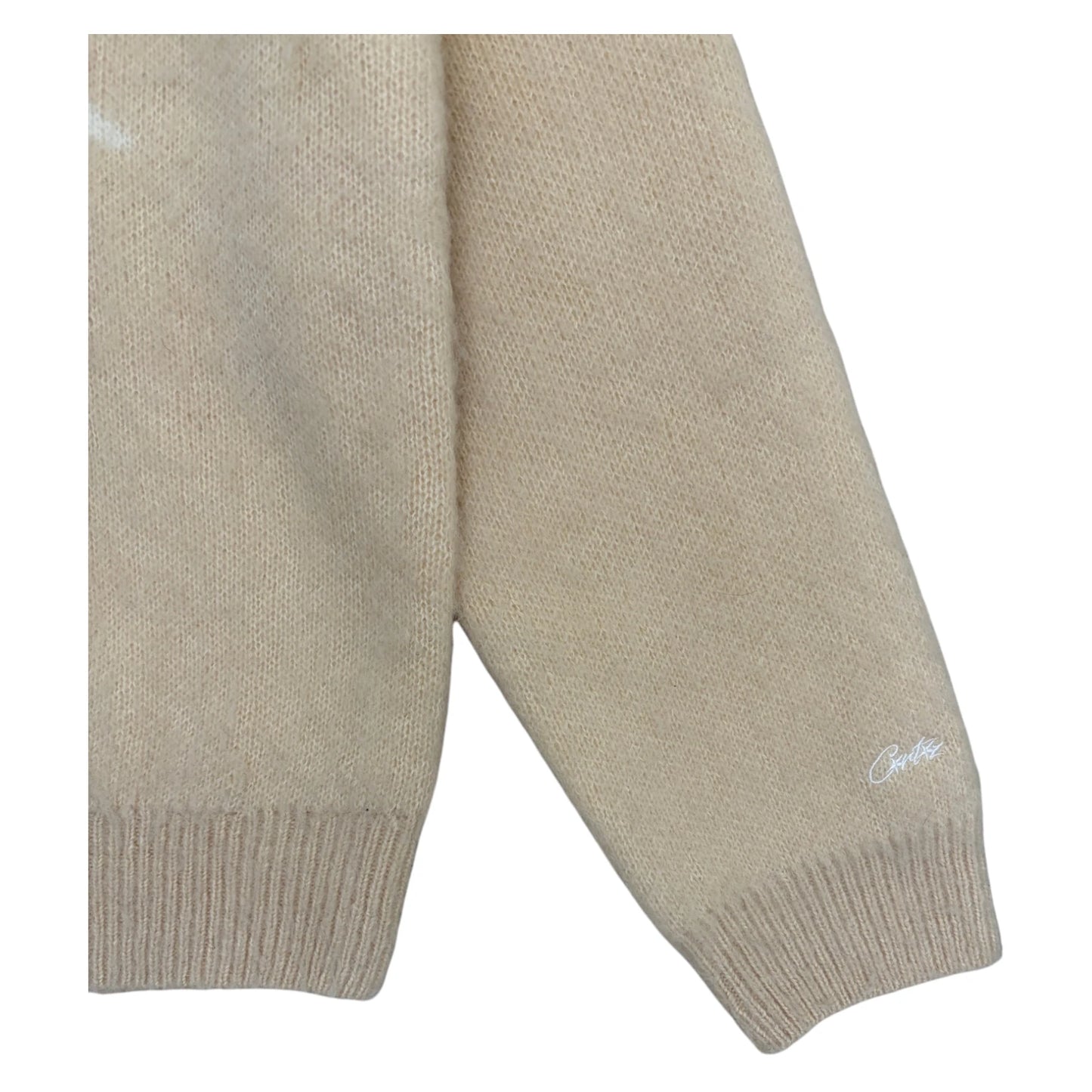 Corteiz Mohair Knit Sweater beige - L
