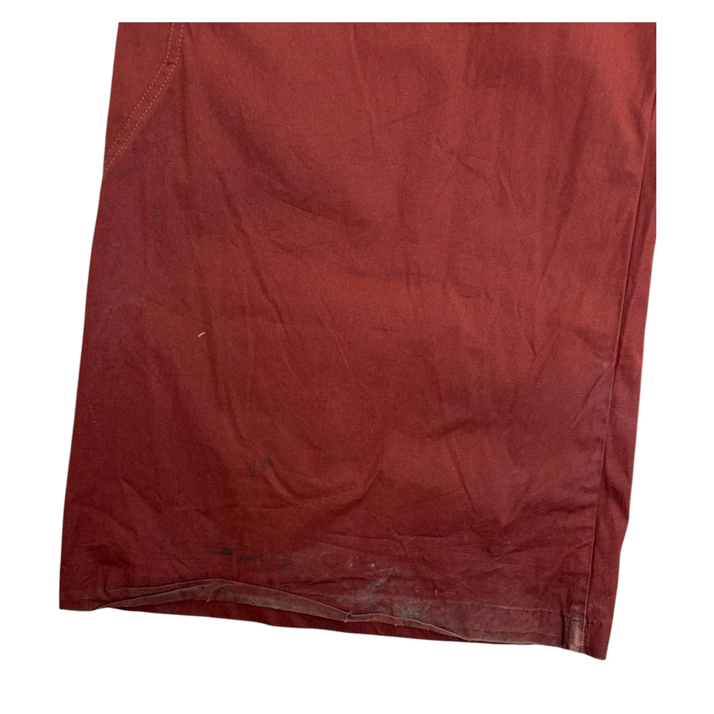 Rick Owens DRKSHDW Jumbo Bela Cotton Flannel Cargo Pants burgundy - L