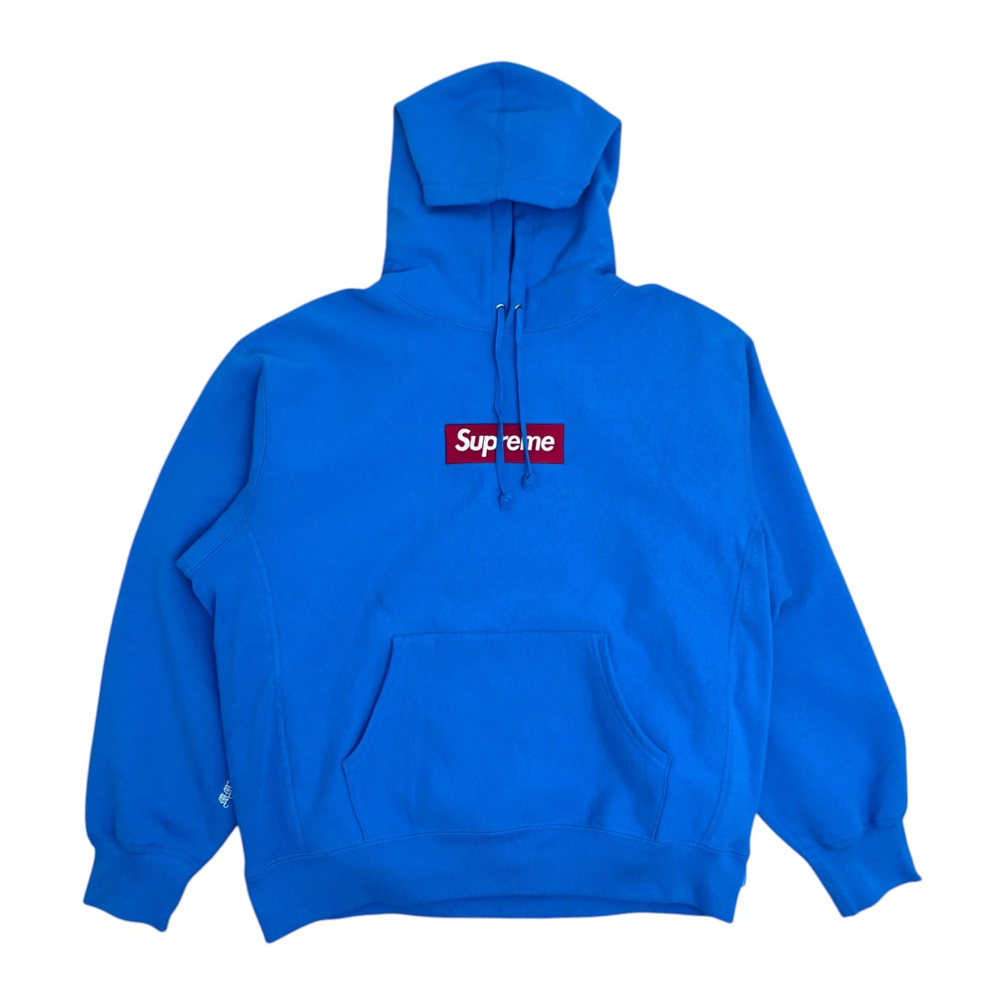 Supreme Box Logo Hoodie blue - L