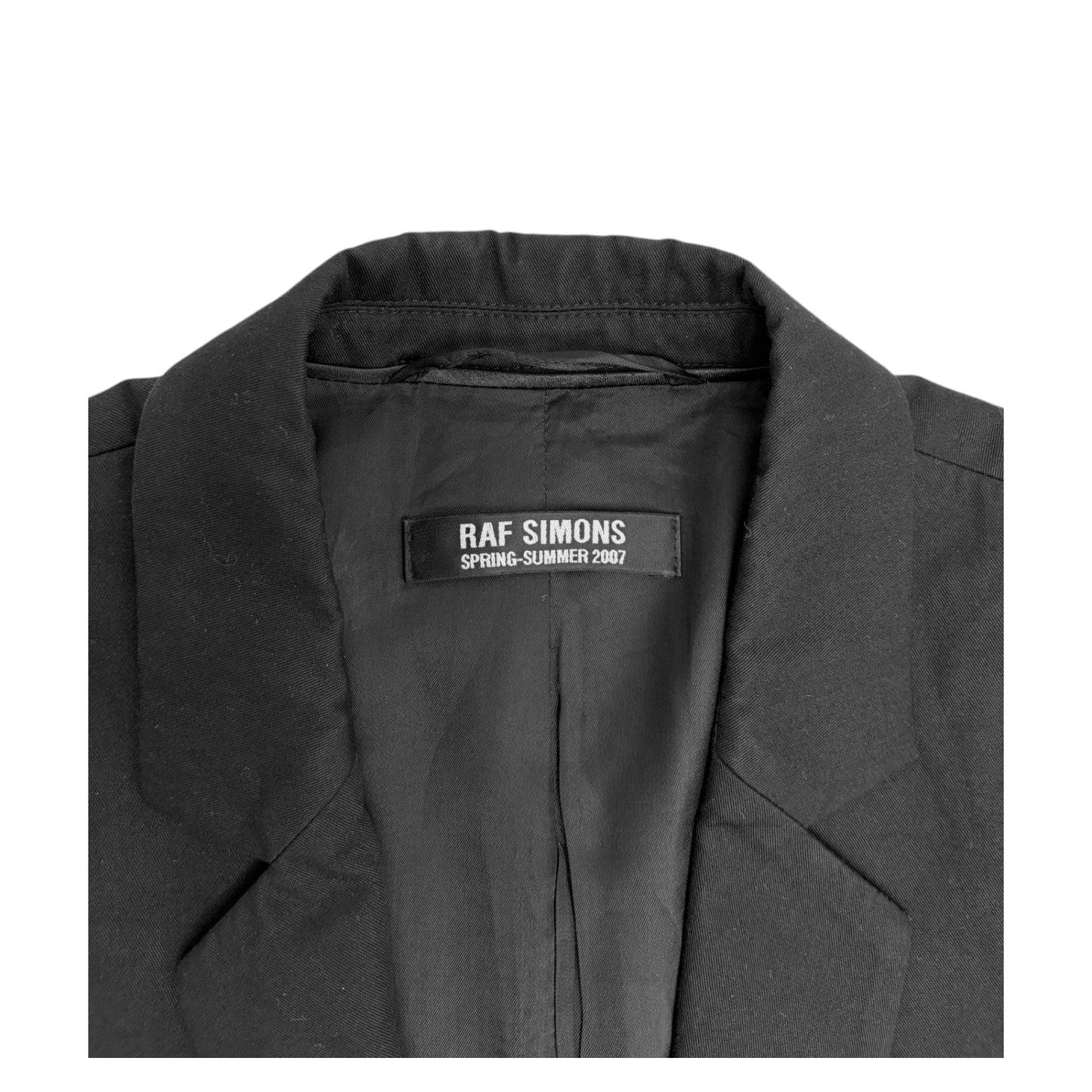 RAF SIMONS Spring-Summer 2007 Suit Jacket black - S