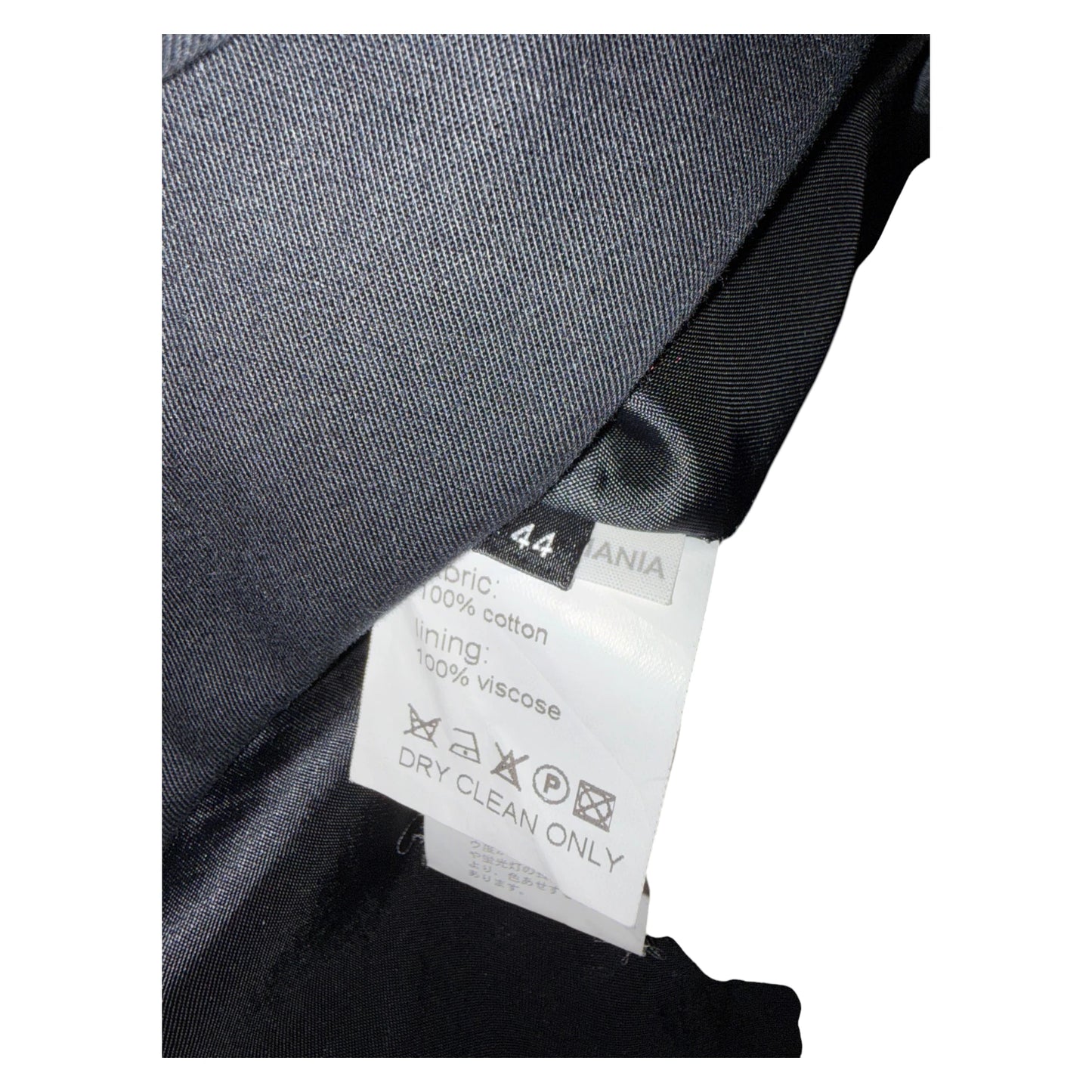 RAF SIMONS Spring-Summer 2007 Suit Jacket black - S