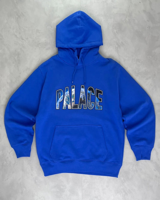Palace Earthy Hoodie blue - M
