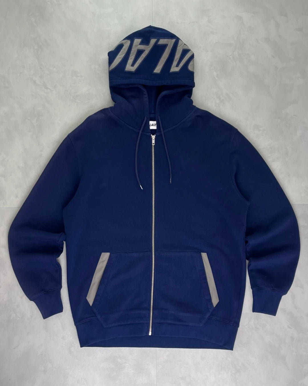Palace Lique Zip Hoodie navy Ss18 – (NEW) / XL