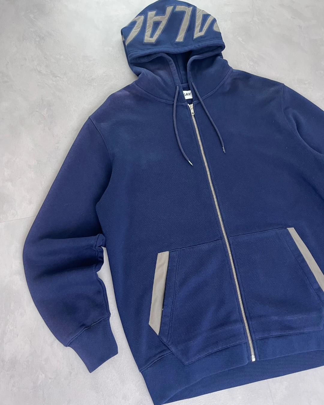 Palace Lique Zip Hoodie navy Ss18 – (NEW) / XL