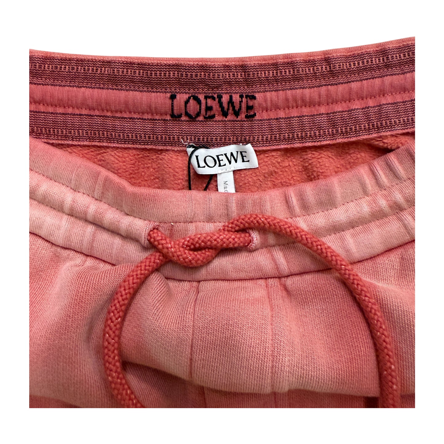 Loewe Cotton Track Pants Washed Pink - L