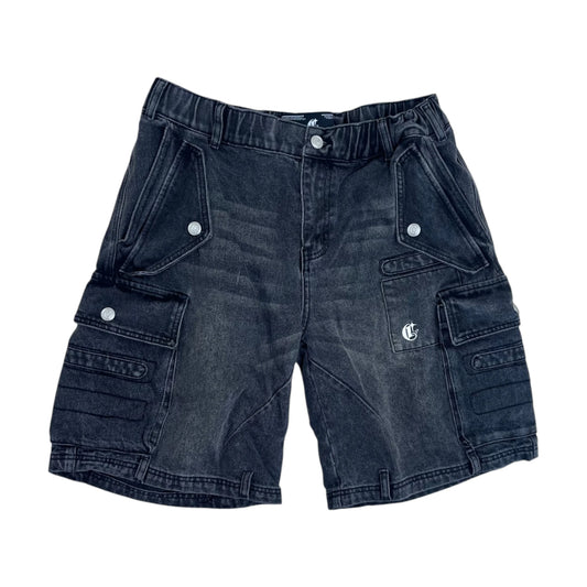 Corvidae Washed Jorts grey