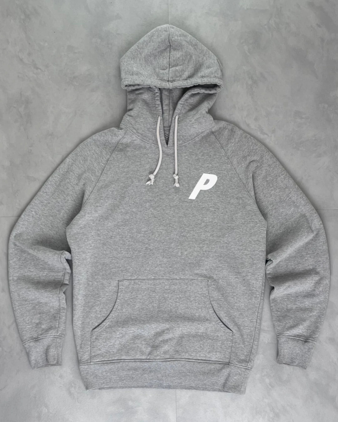 Palace Bulldog Print Hoodie grey – L