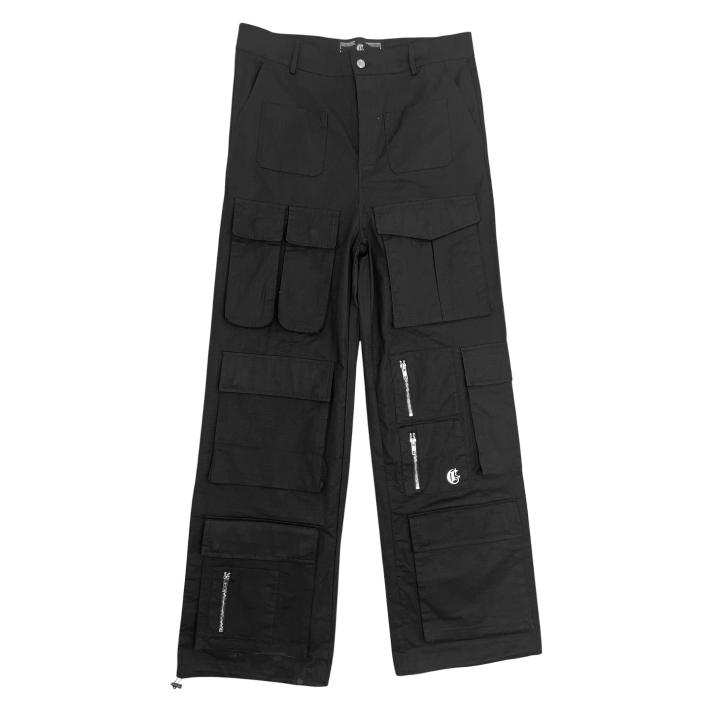Corvidae Windbreaker Cargo Pants black