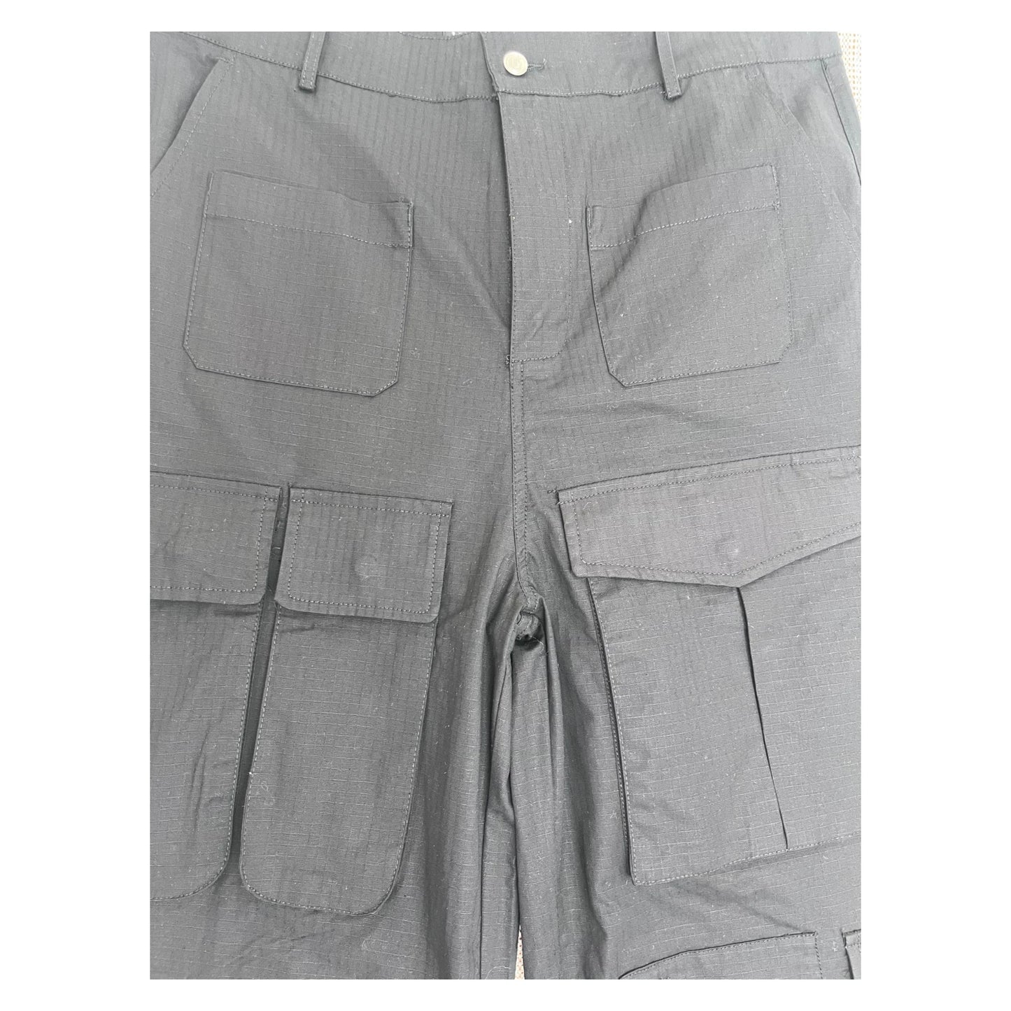 Corvidae Windbreaker Cargo Pants black