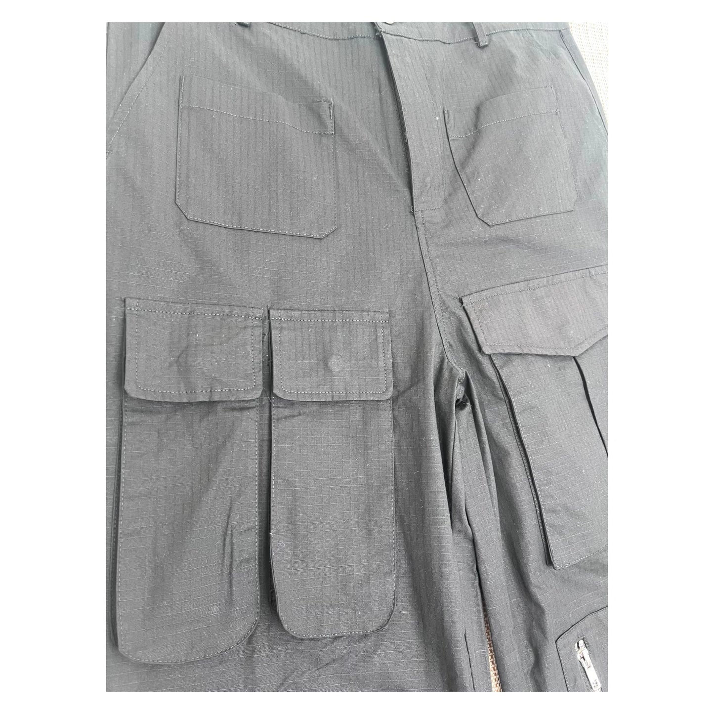 Corvidae Windbreaker Cargo Pants black